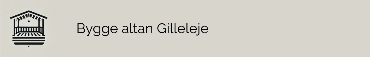 Bygge altan Gilleleje